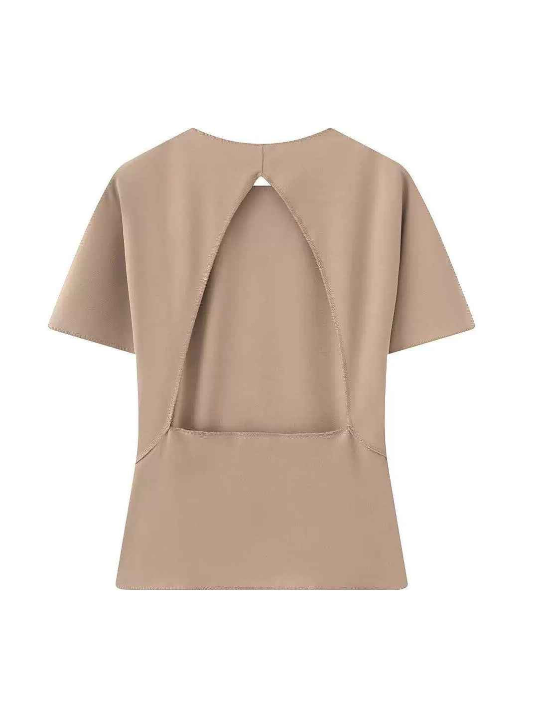 バックオープンTシャツパンツセット