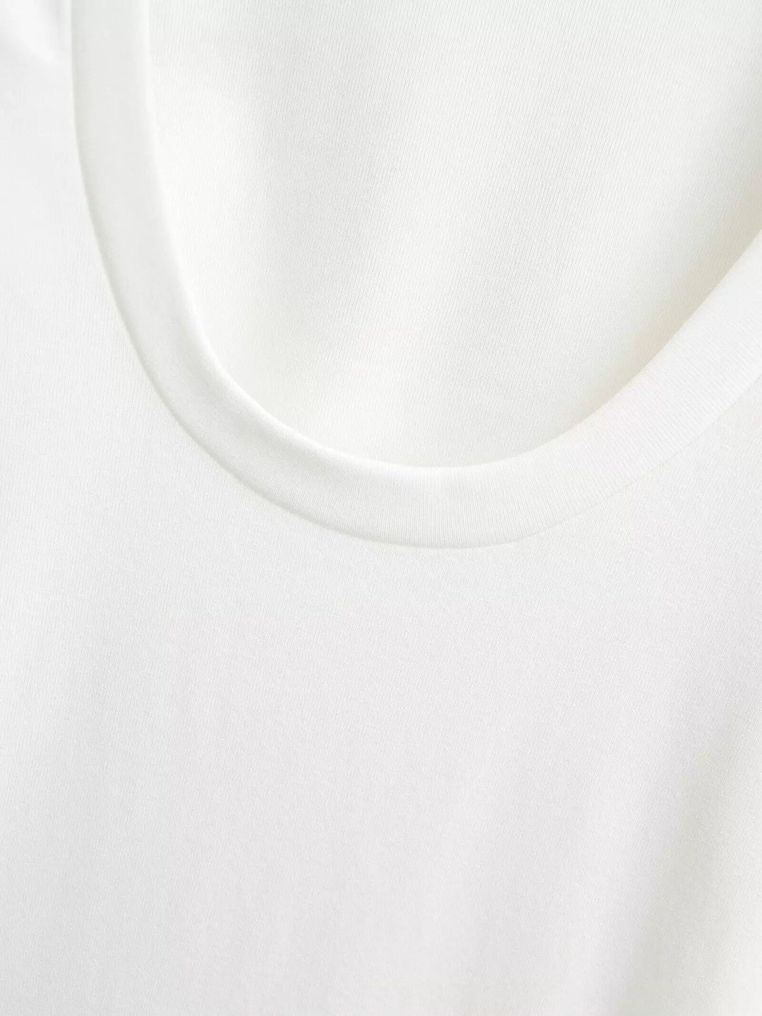 UネックTシャツミニワンピース