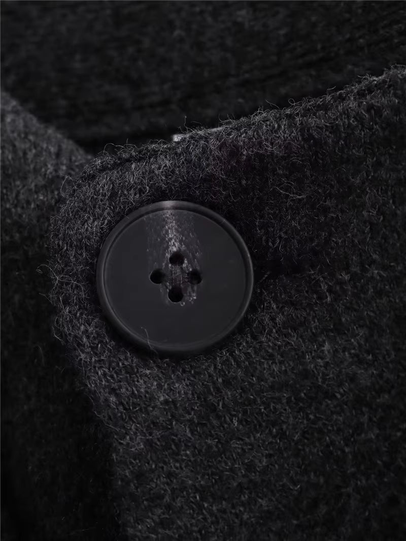 ケープ付きニットジャケット