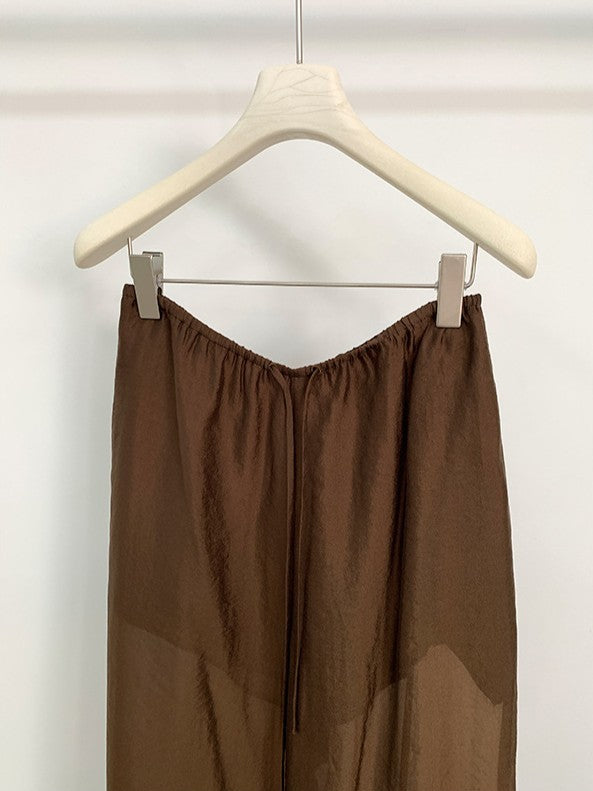 シアーリラックスパンツ