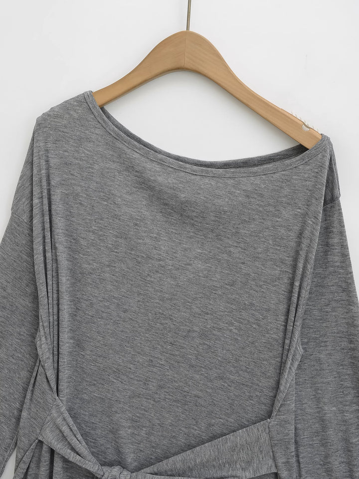 オフショルダーウエストタイトップス