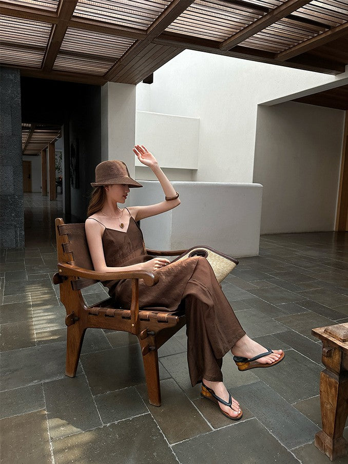 シアーリラックスパンツ