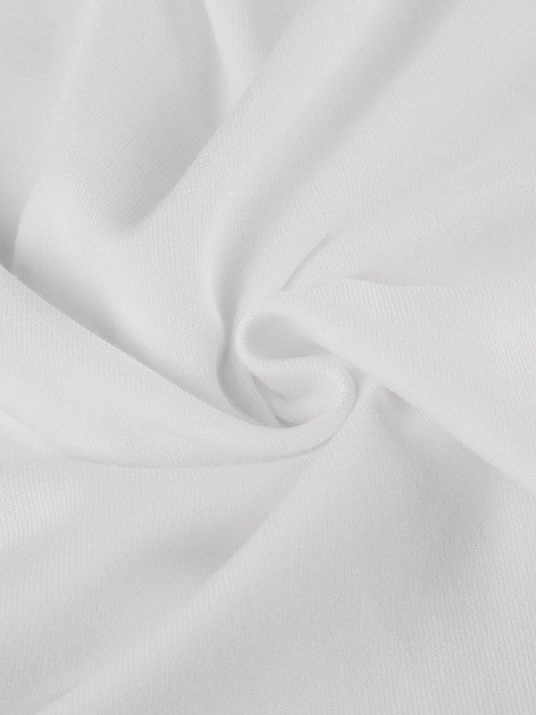 ラップデザイン裏起毛トップス