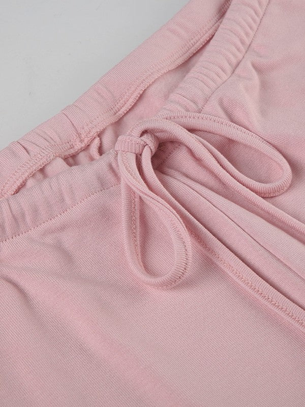 ストレートイージー裏起毛パンツ