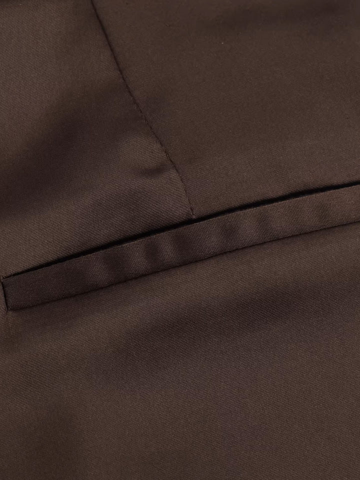 サテンレーストリムショートパンツ