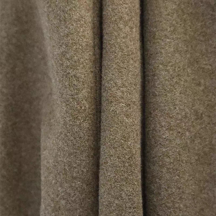 ノーカラーウールライクジャケット