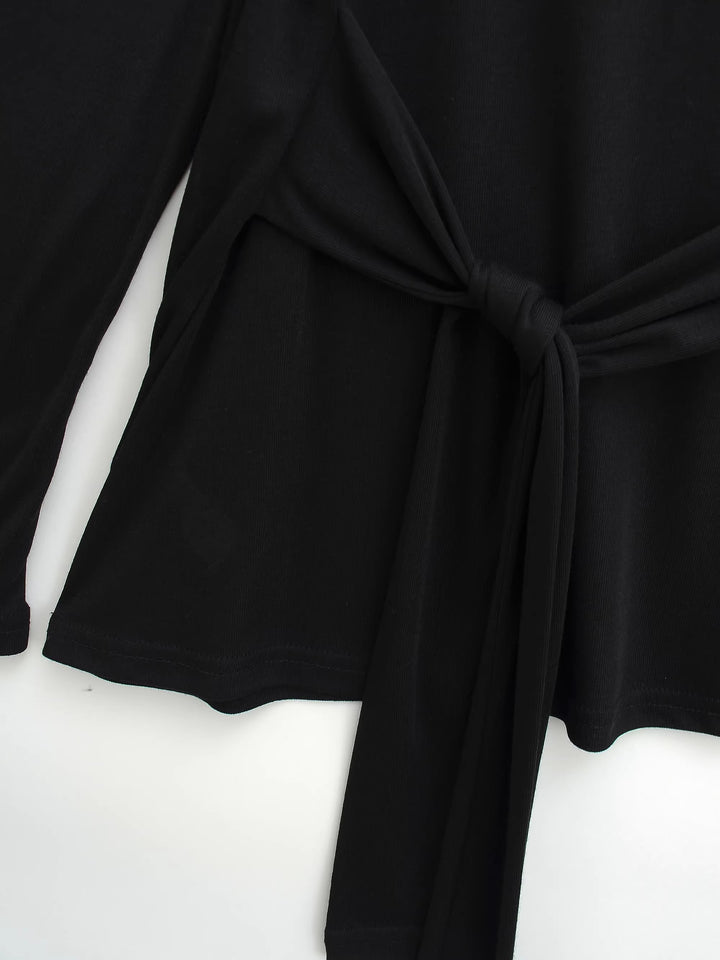 オフショルダーウエストタイトップス