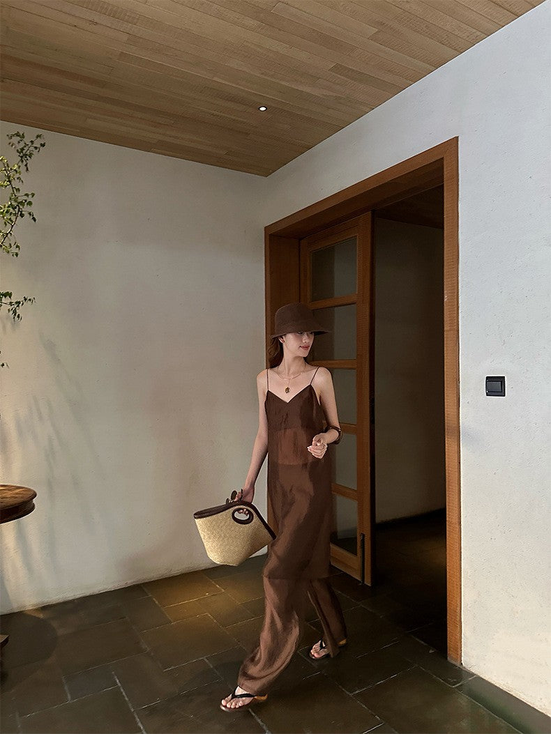 シアーリラックスパンツ