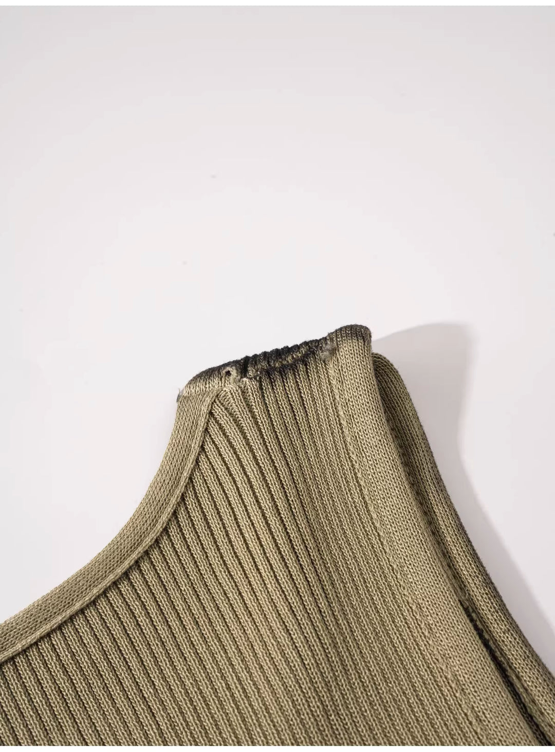 グラデーションリブタンクトップ