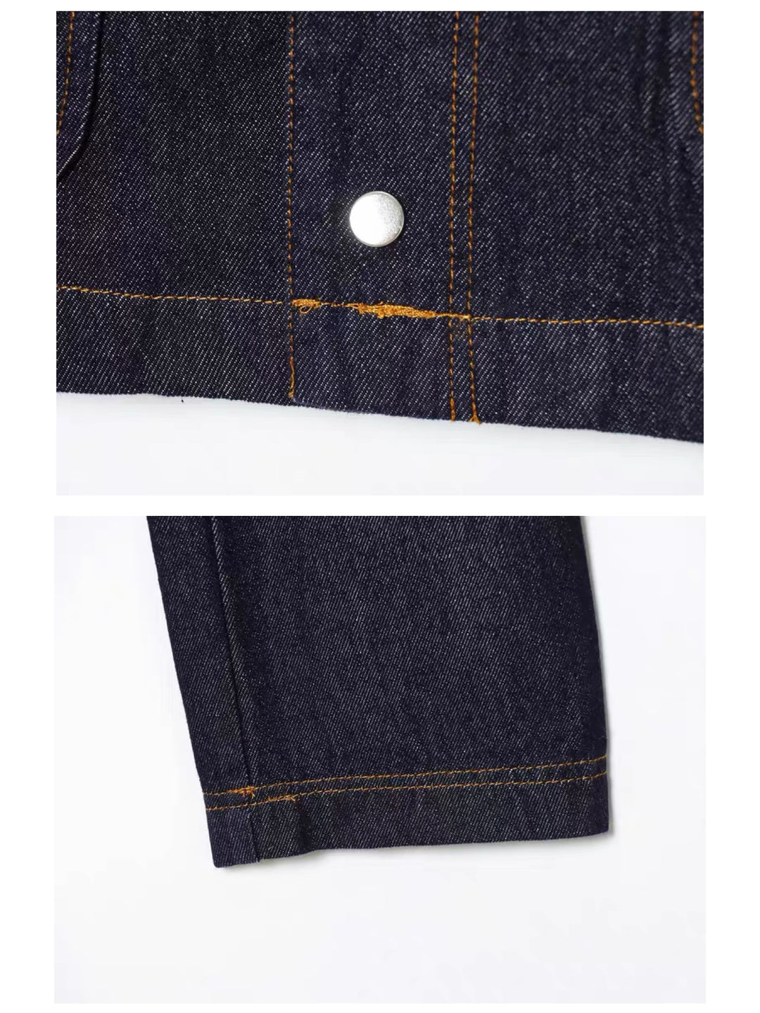 ショール付きデニムジャケット