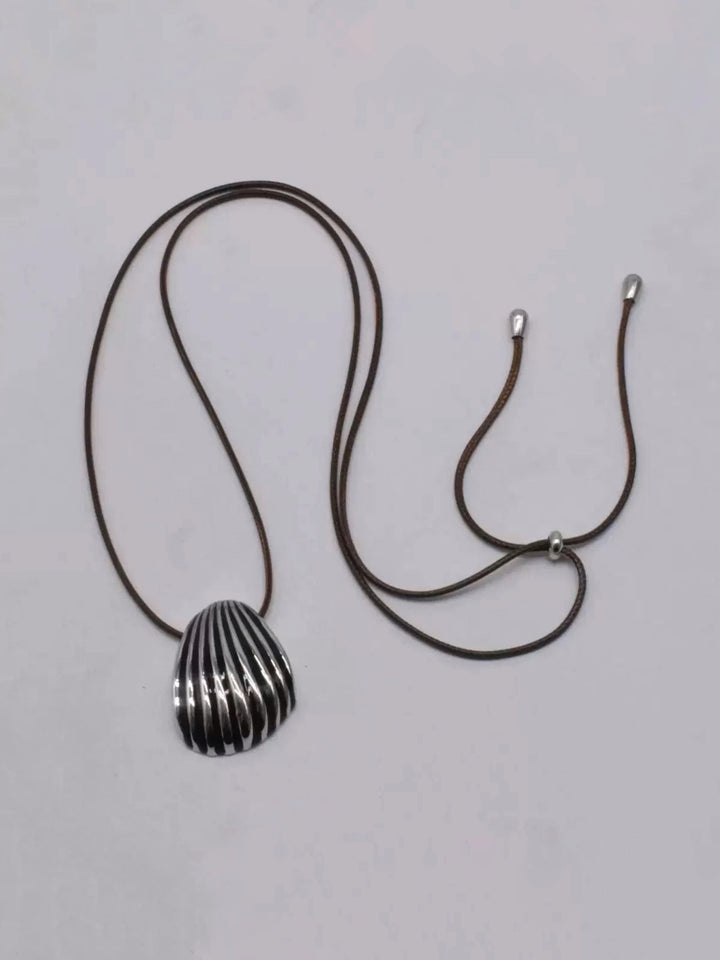 Silver 925 Plated Shellモチーフネックレス