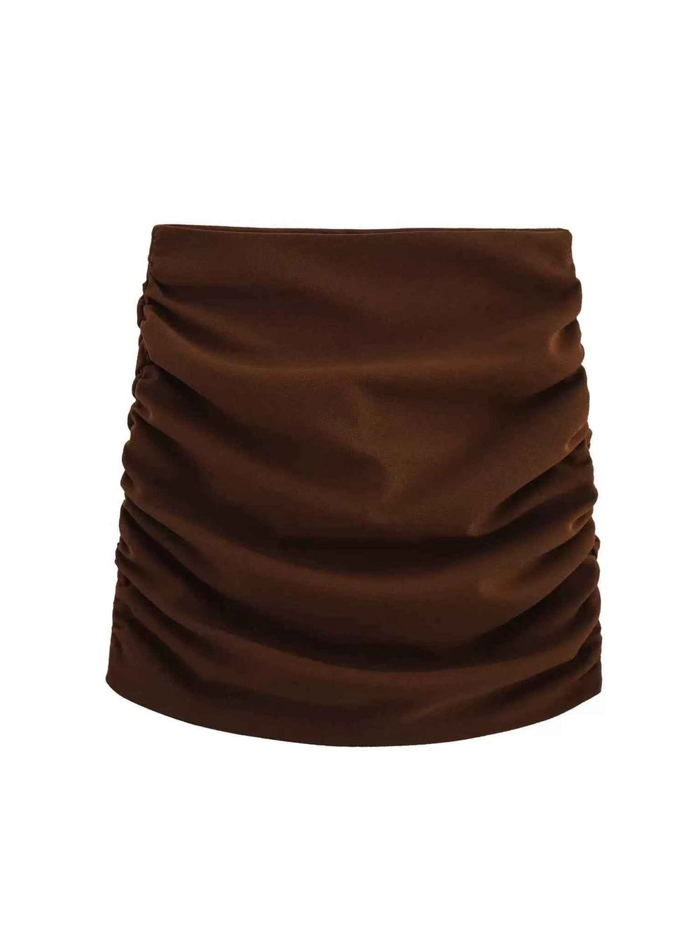 ドレープギャザーミニスカート