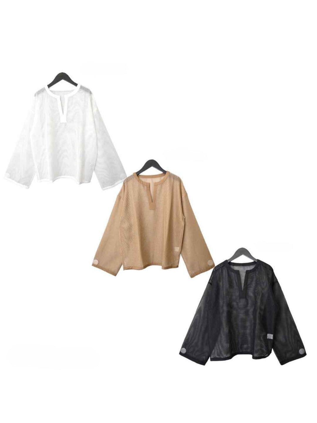【Select 】メッシュカットソースキッパープルオーバー