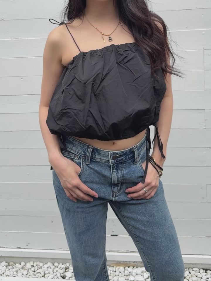 【 Select 】Nタフタバルーンビスチェキャミソールトップス
